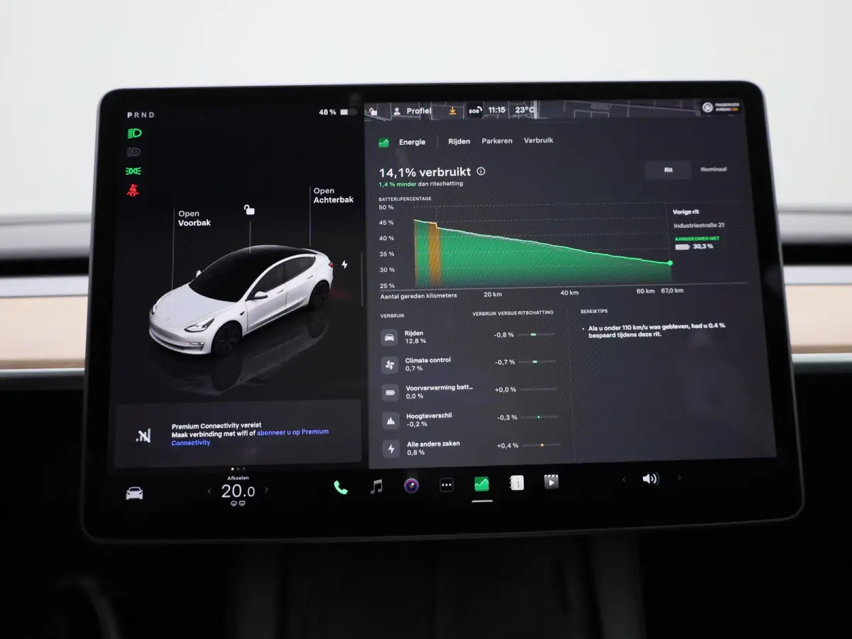 Long Range DUAL MOTOR AWD 75 kWh | ELEK.STOEL | STOEL-STUUR-VOORRUIT VERWARMING | LEDER | CAMERA | APPLE CARPLAY / ANDROID AUTO | ELEK.KOFFERBAK |