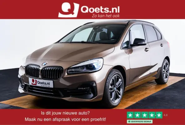 218i Executive Sport Line - Panormadak - Trekhaak - Elektrische achterklep - PDC voor/achter - Cruise Control - Active Guard - Sportstoelen - Verstelbare achterbank - Armsteun voor -