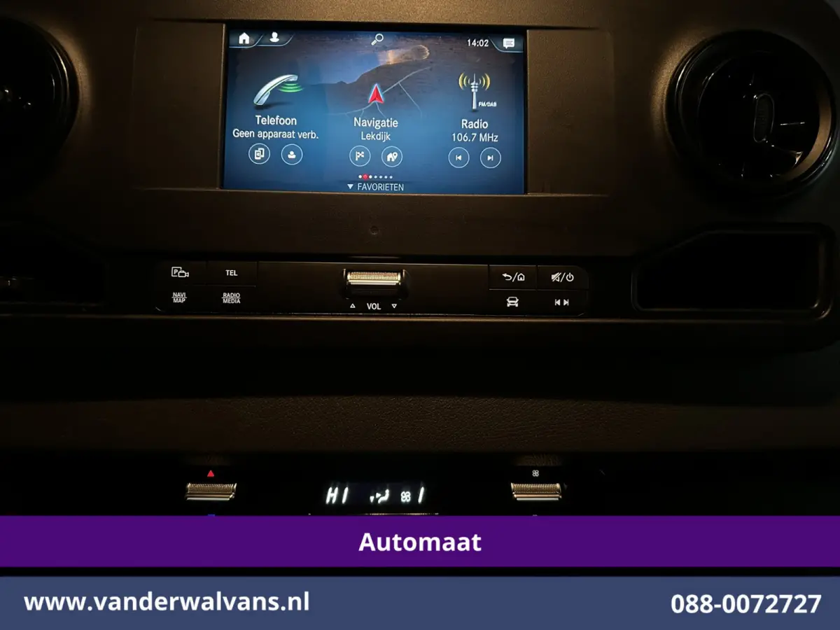 317 CDI 170pk 9G-Tronic Automaat L2H2 Euro6 Airco | Camera | Navigatie | Apple Carplay | Cruisecontrol Android Auto, Stoelverwarming, Trekhaak, Bijrijdersbank
