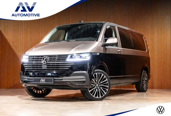 T6.1 2.0 TDI L2H1 DC Caravelle | Dubbel cabine | Two-tone | CarPlay | Camera | MF Stuur | Cruise control | Climate control | 6-zitter | BPM vrij | Nieuwe APK | Dealer onderhouden
