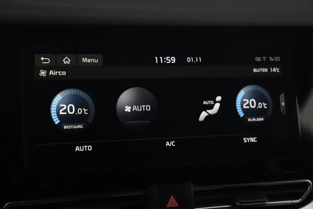 1.6 GDi Hybrid DynamicLine 140PK Automaat Half Leder Navigatie Camera Clima Adaptive Cruise Lane Assist