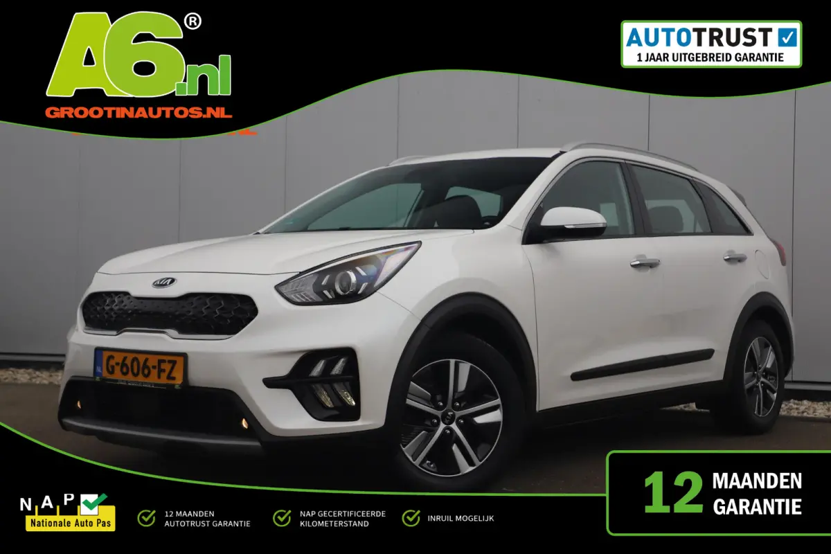 1.6 GDi Hybrid DynamicLine 140PK Automaat Half Leder Navigatie Camera Clima Adaptive Cruise Lane Assist