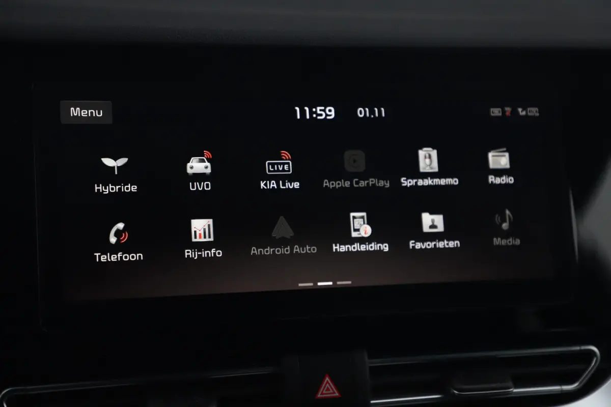 1.6 GDi Hybrid DynamicLine 140PK Automaat Half Leder Navigatie Camera Clima Adaptive Cruise Lane Assist