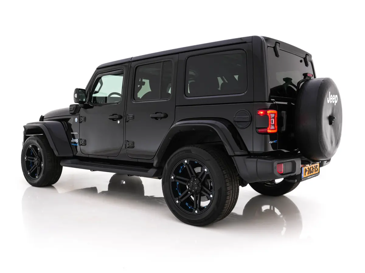 4xe 380 Sahara AWD (Plug-in) {SoH-91%} (INCL-BTW) *OPEN-ROOF | LEATHER | FULL-LED | ALPINE-AUDIO | CRUISE | BLINDSPOT | CAMERA | KEYLESS | HEATED-COMFORTSEATS | DAB+ | PRIVACY-GLASS | ECC | 