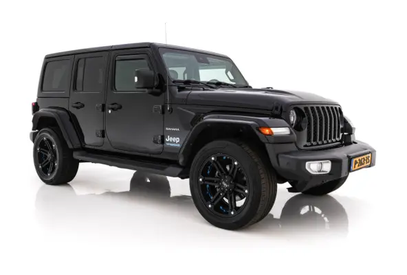 4xe 380 Sahara AWD (Plug-in) {SoH-91%} (INCL-BTW) *OPEN-ROOF | LEATHER | FULL-LED | ALPINE-AUDIO | CRUISE | BLINDSPOT | CAMERA | KEYLESS | HEATED-COMFORTSEATS | DAB+ | PRIVACY-GLASS | ECC | 