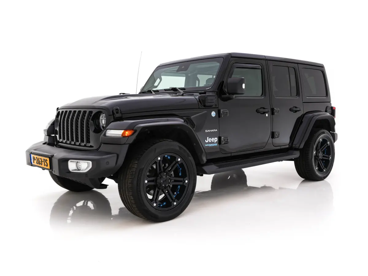 4xe 380 Sahara AWD (Plug-in) {SoH-91%} (INCL-BTW) *OPEN-ROOF | LEATHER | FULL-LED | ALPINE-AUDIO | CRUISE | BLINDSPOT | CAMERA | KEYLESS | HEATED-COMFORTSEATS | DAB+ | PRIVACY-GLASS | ECC | 