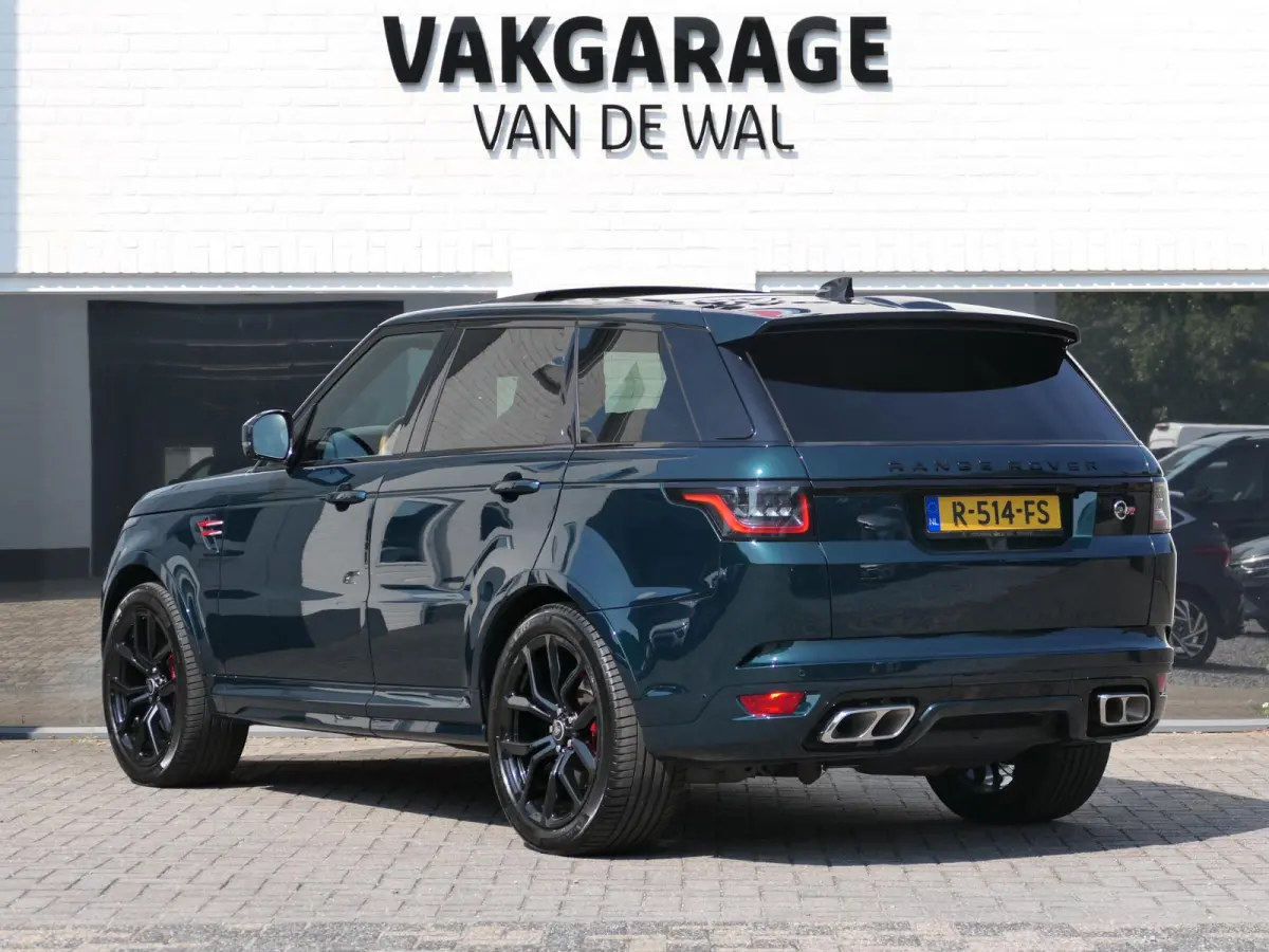 5.0 V8 SC SVR | SV Bespoke Paint | Alcantara hemel | Meridian | 360°-camera | Panoramadak | Head-up display | Alarmklasse 5 | ACC | Dodehoek ​detectie | Luxe lederen sportstoelen | Trekha