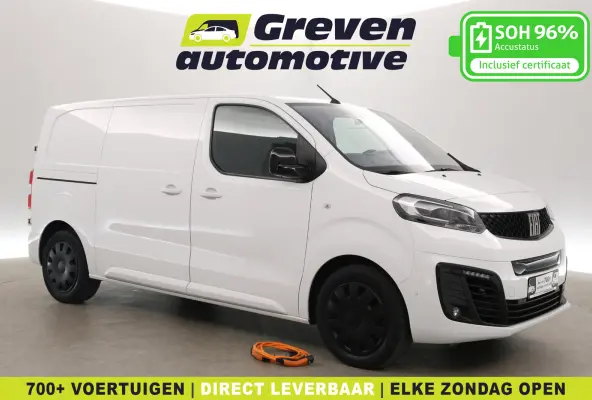 Fiat e-Scudo L2H1 75 kWh | Snelladen | SOH 96% | Airco | Camera | Cruise | 3 Zits | Trekhaak | Carplay