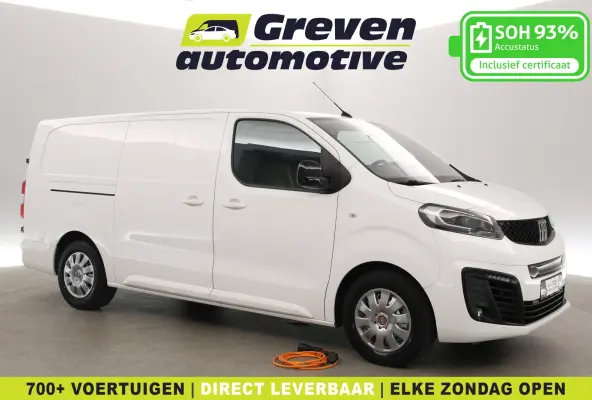 Fiat e-Scudo 75 kWh L3H1 | Snelladen | SOH 93% | Clima | Camera | 3 Zits | Carplay | Cruise | Parkeersens.