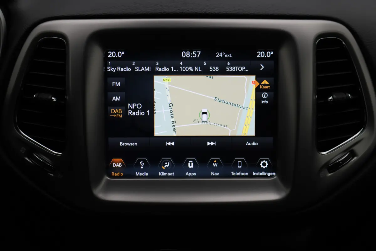 1.4 MultiAir Longitude Leder/Stof, Apple Carplay, Camera, Cruise, Climate, DAB, PDC, 17''