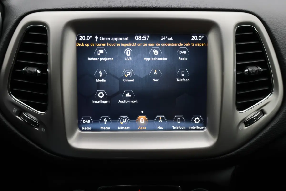 1.4 MultiAir Longitude Leder/Stof, Apple Carplay, Camera, Cruise, Climate, DAB, PDC, 17''
