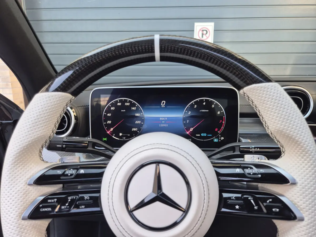 180 AMG Line | Burmester | Wit leder | Pano