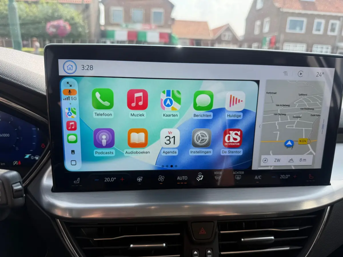 1.0 EcoBoost Hybrid Titanium X, Apple Carplay/Android,Navigatie,Stuurverwarming,Stoelverwarming