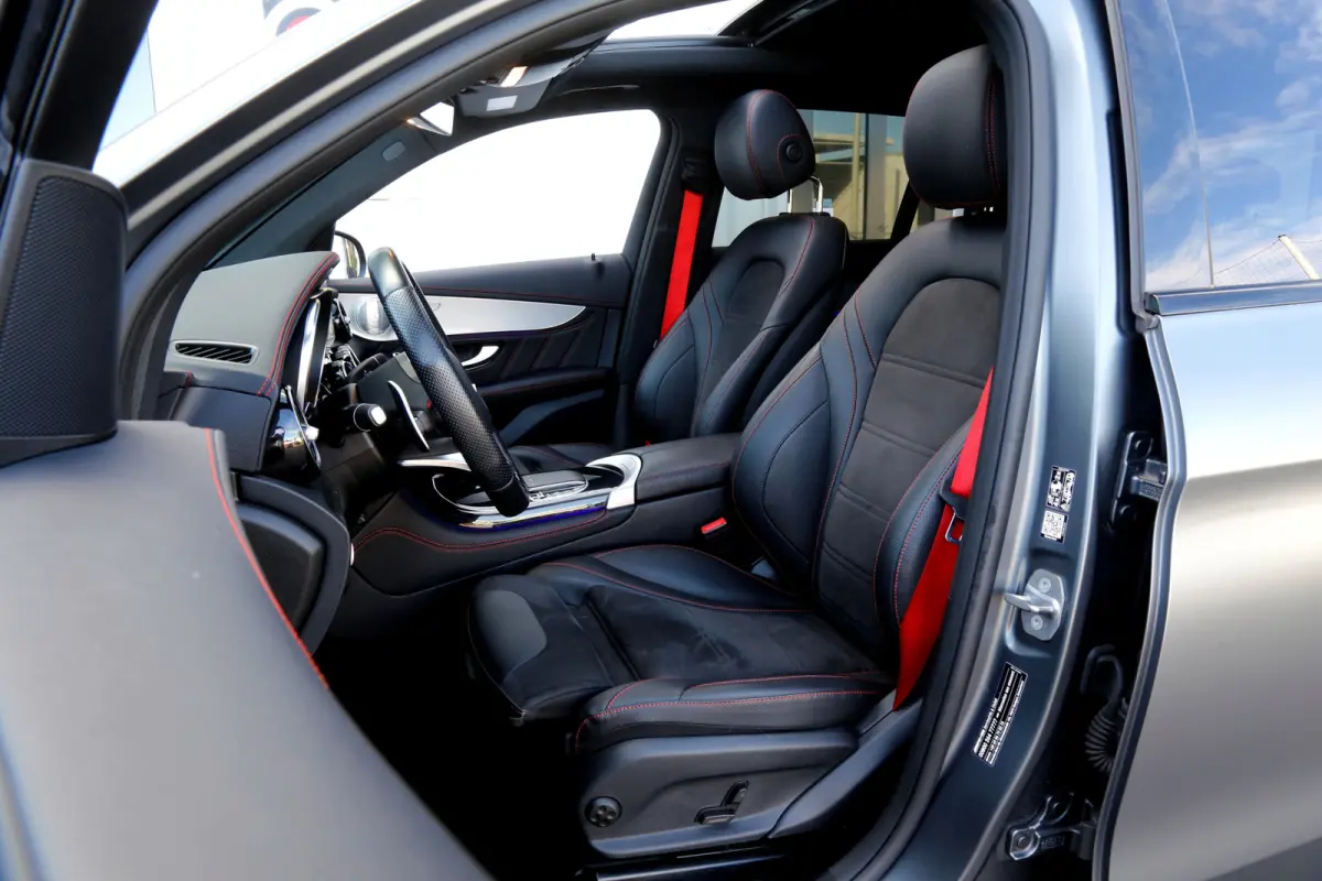 43 AMG 390PK 4MATIC 9-G Aut.*Designo Selenitgrau Mango!*Incl. BTW*Nieuw Model*Perfect MB Onderh.*Night Pakket/Pano/Sfeerverl./Matrix LED/Elek. Trekhaak/Burmester/Apple Carplay-Android/HUD/MB