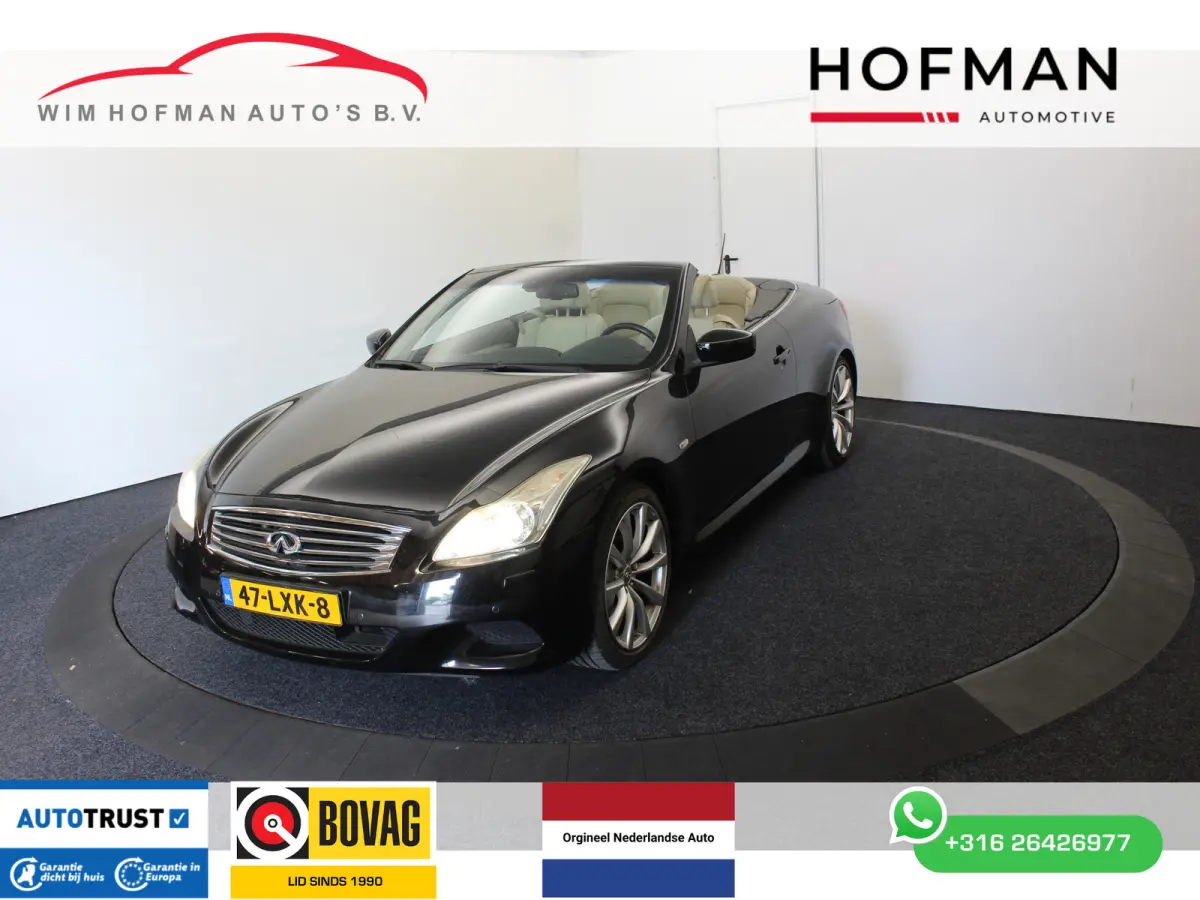 Infiniti G Cabrio 2010 Benzine Automatisch leasen