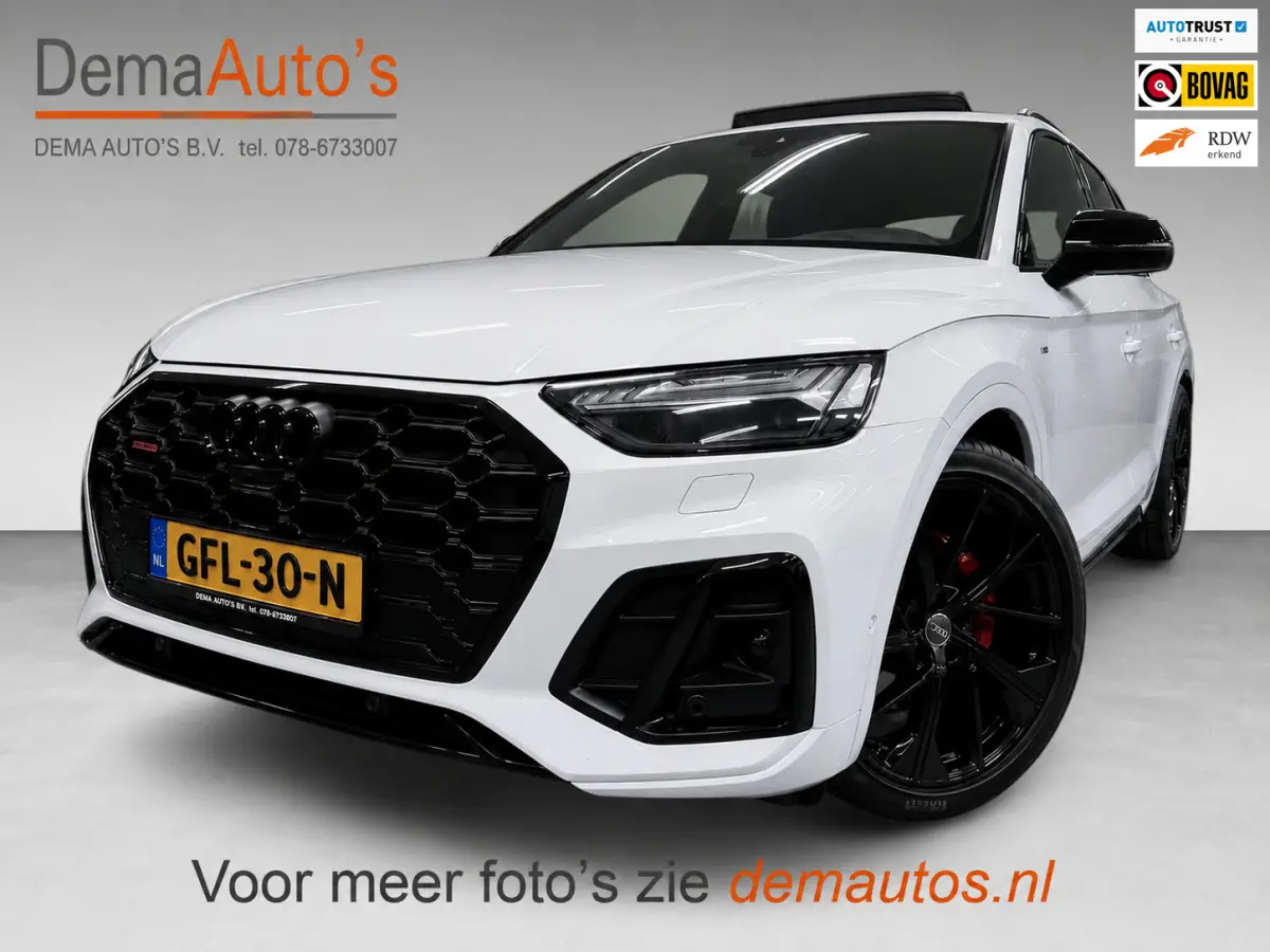 55 TFSI e SQ5 367PK 3X S-LINE 21'' SOH-TEST/BLACK-LINE PANO/B&O/H-UP/LUCHTVERING/MASSAGE STOELEN/FULL-OPTION!!!