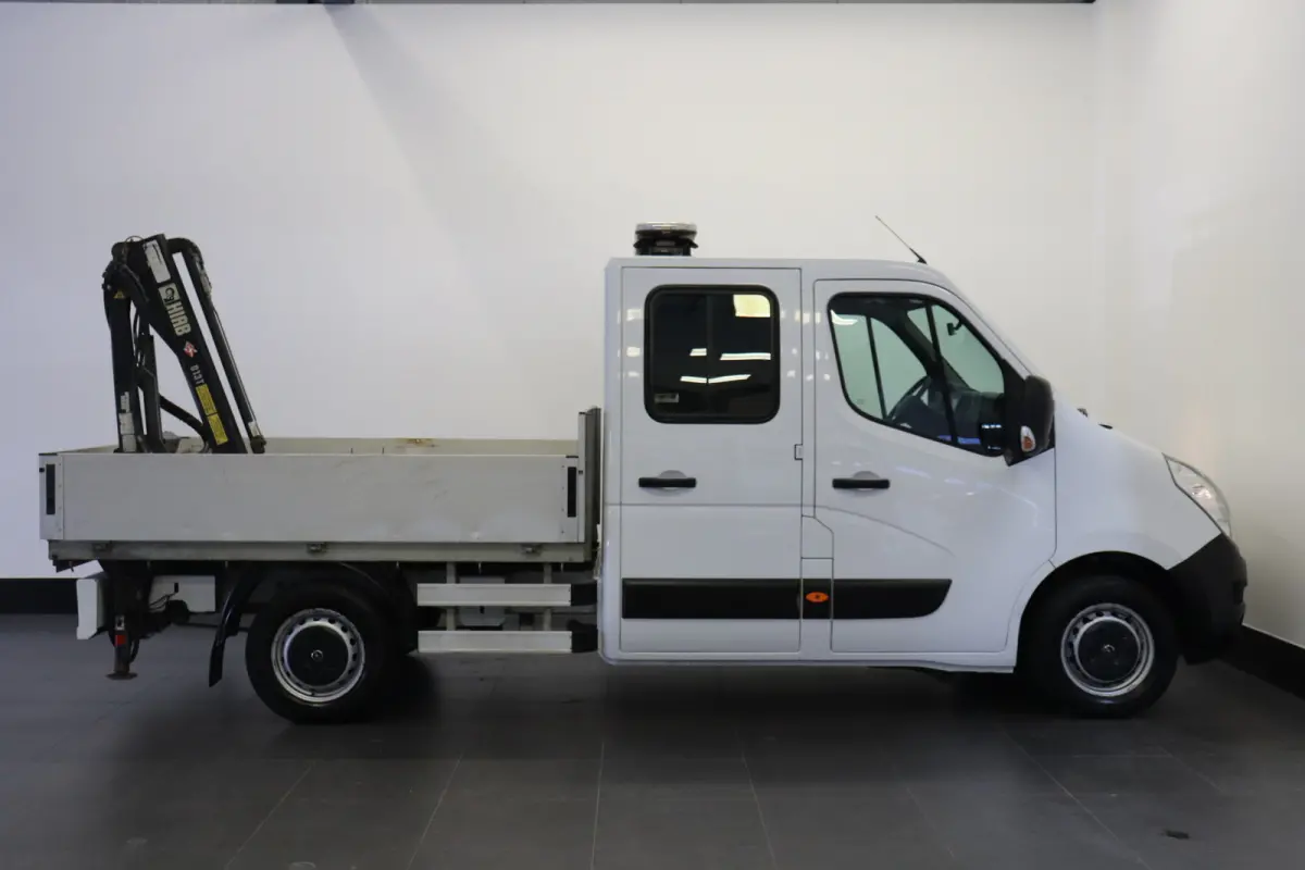 2.3 CDTI BiTurbo L2 Openlaadbak - Airco - Navi - HIAB kraan - € 17.950,- Excl.