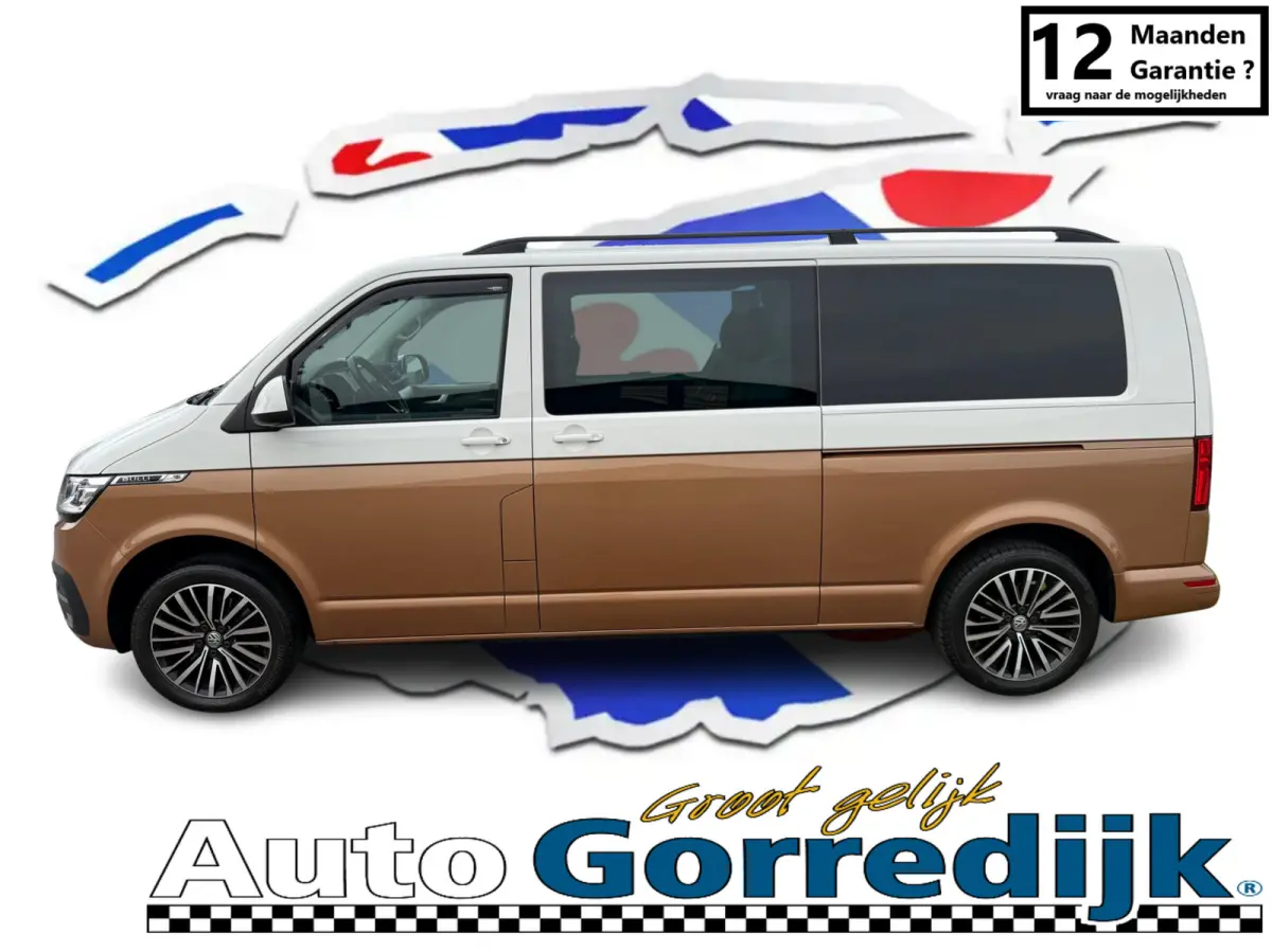 2.0 TDI L2H1 31 DC 4Motion Bulli T6. 204PkDubbele Cabine DSG 31 L2H1 DIG. COCKPIT ADAPT. CRUISE LED, 2x Schuif