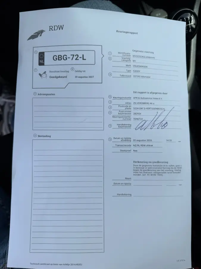 MAXI 1.0 TSI LPG 4xNew BANDEN.NEW-APK!