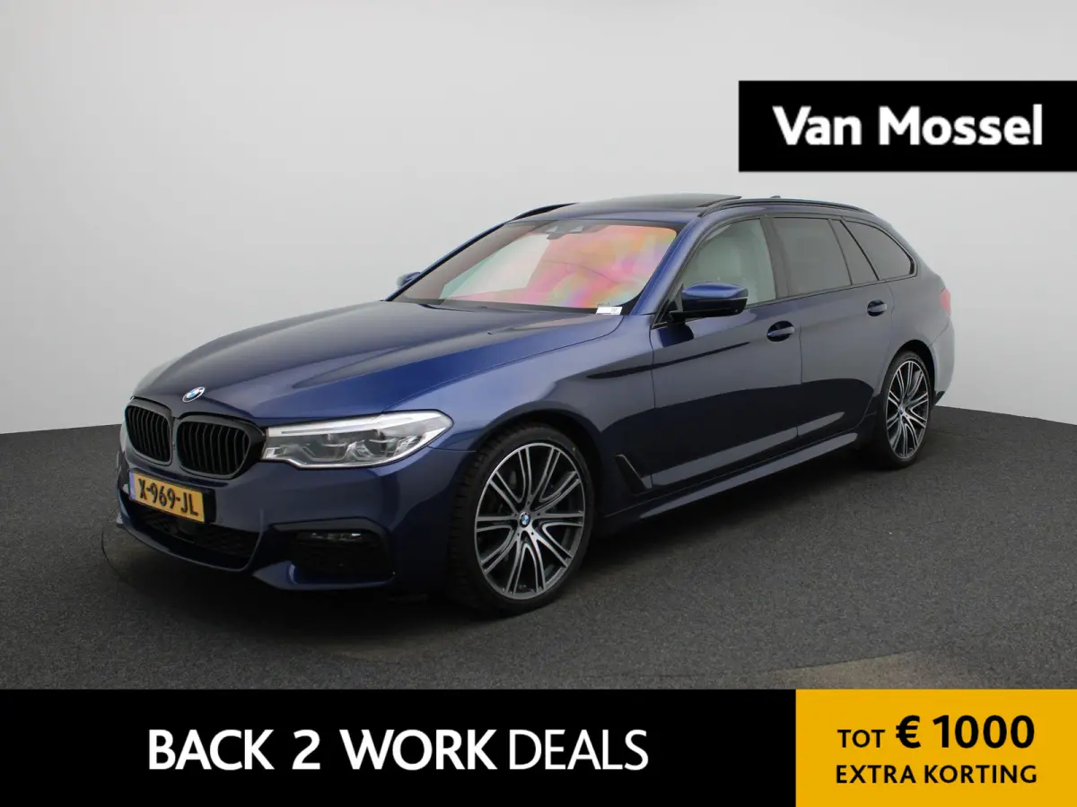 540i xDrive High Executive | Automaat | Panoramadak | Harman Kardon | Lederen Bekleding | Stoelverwarming + Stoelventilatie | head-up display | 360. Camera | Sfeerverlichting |