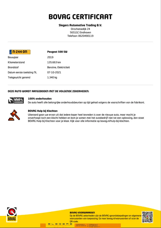 1.6 Plugin hybride GT Line compleet zuinig
