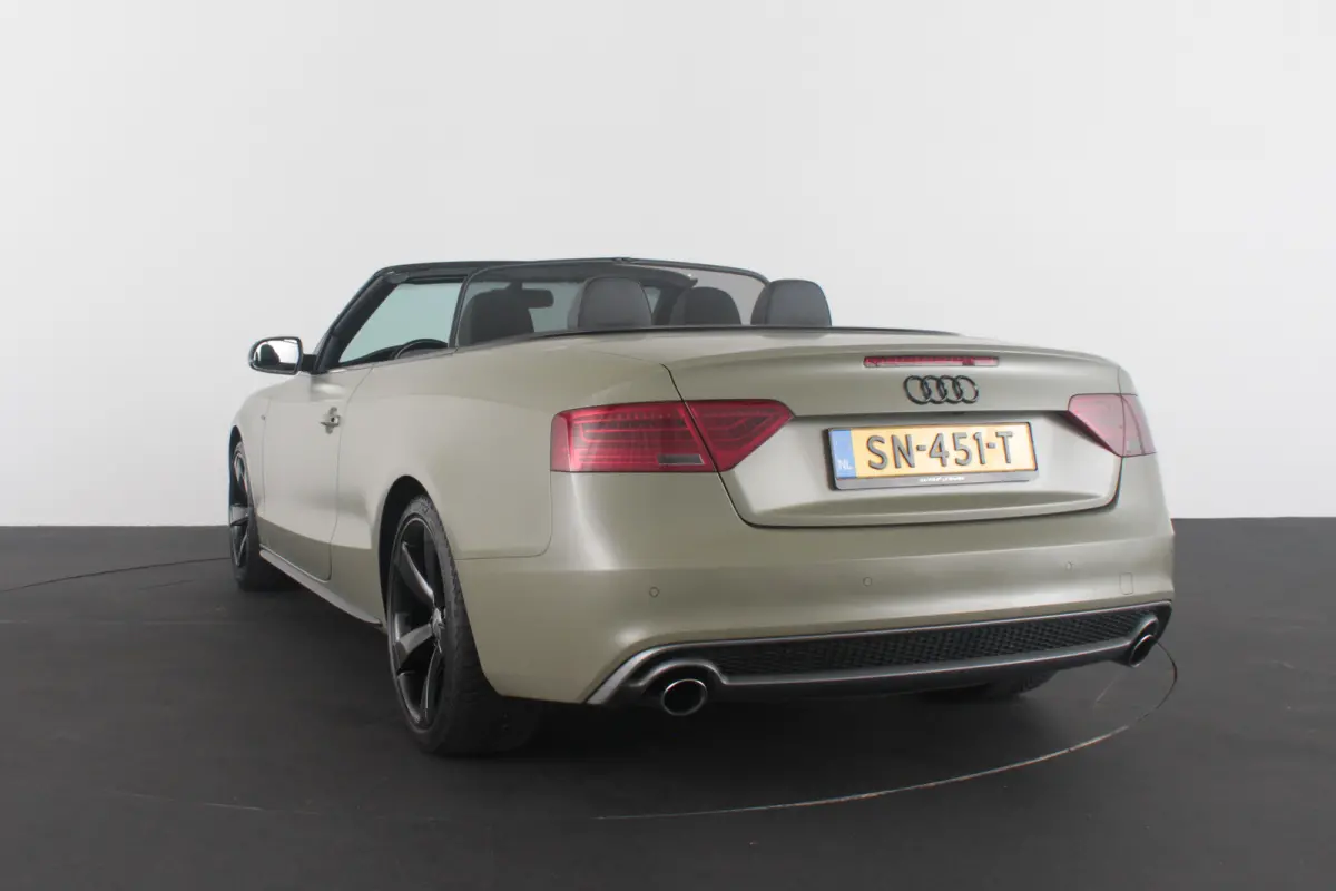 1.8 TFSI S line > 177pk/Cabrio/Dark Green&black/Sportstoelen verwarmbaar...