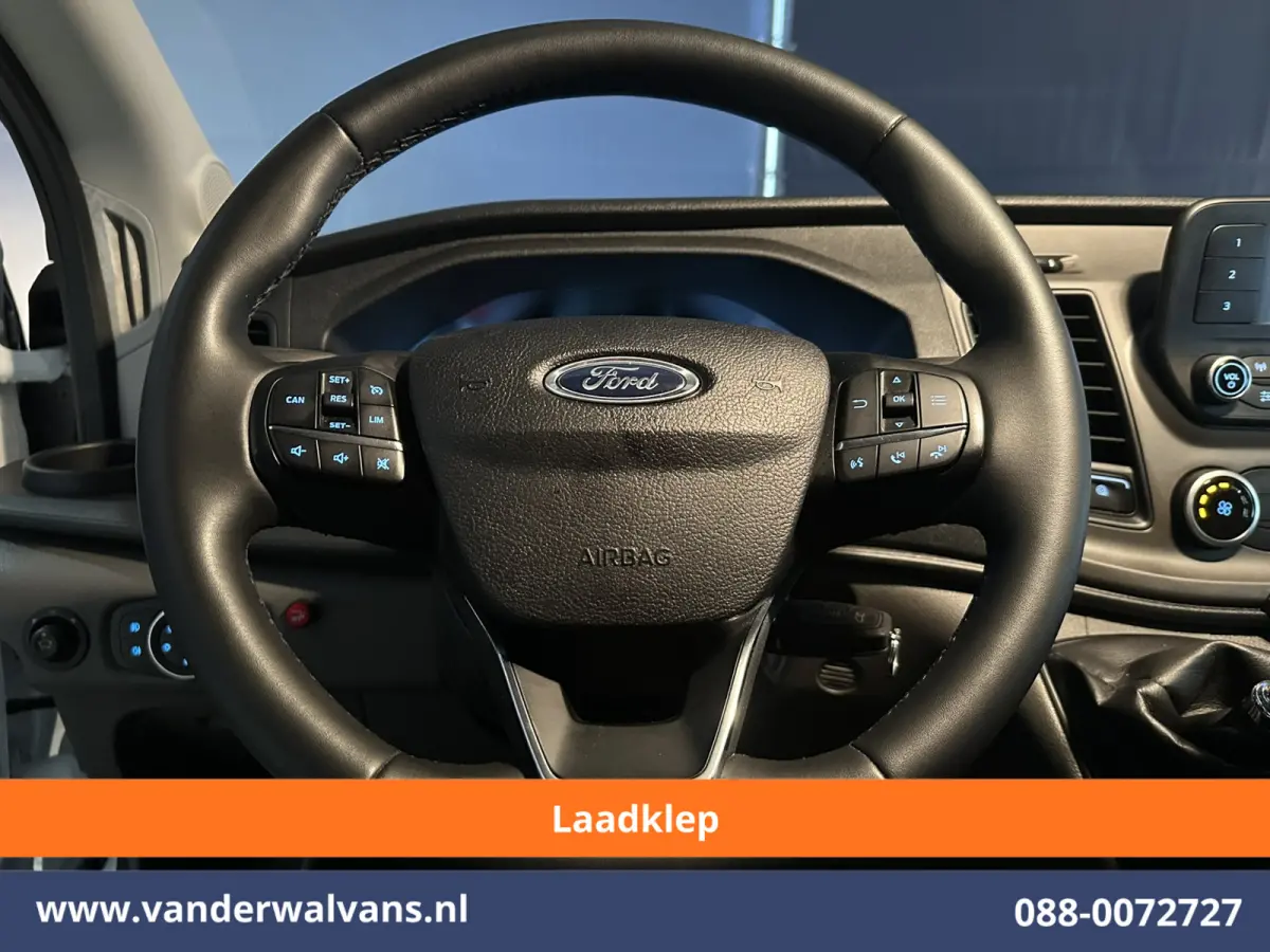 2.0 TDCI 155pk Bakwagen 226cm Hoog Laadklep Fabrieksgarantie Euro6 Airco | 1080kg laadvermogen | Camera | Cruisecontrol 1080kg laadvermogen, Verwarmde voorruit, Bijrijdersbank