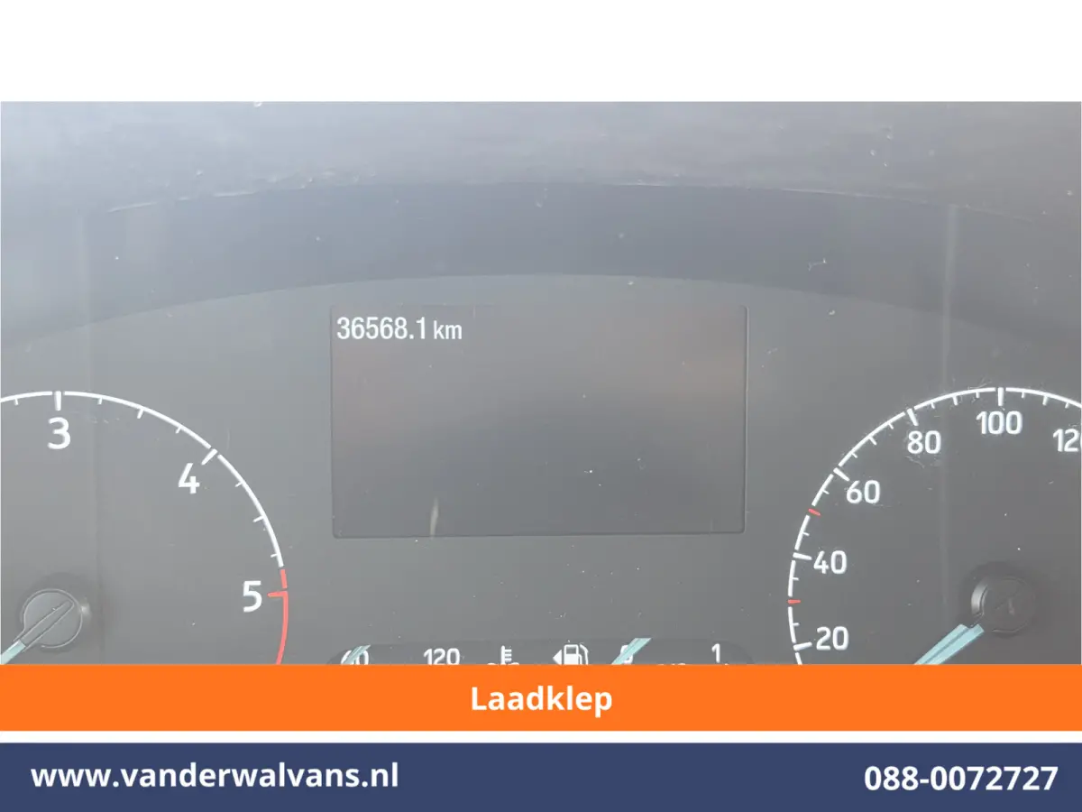 2.0 TDCI 155pk Bakwagen 226cm Hoog Laadklep Fabrieksgarantie Euro6 Airco | 1080kg laadvermogen | Camera | Cruisecontrol 1080kg laadvermogen, Verwarmde voorruit, Bijrijdersbank