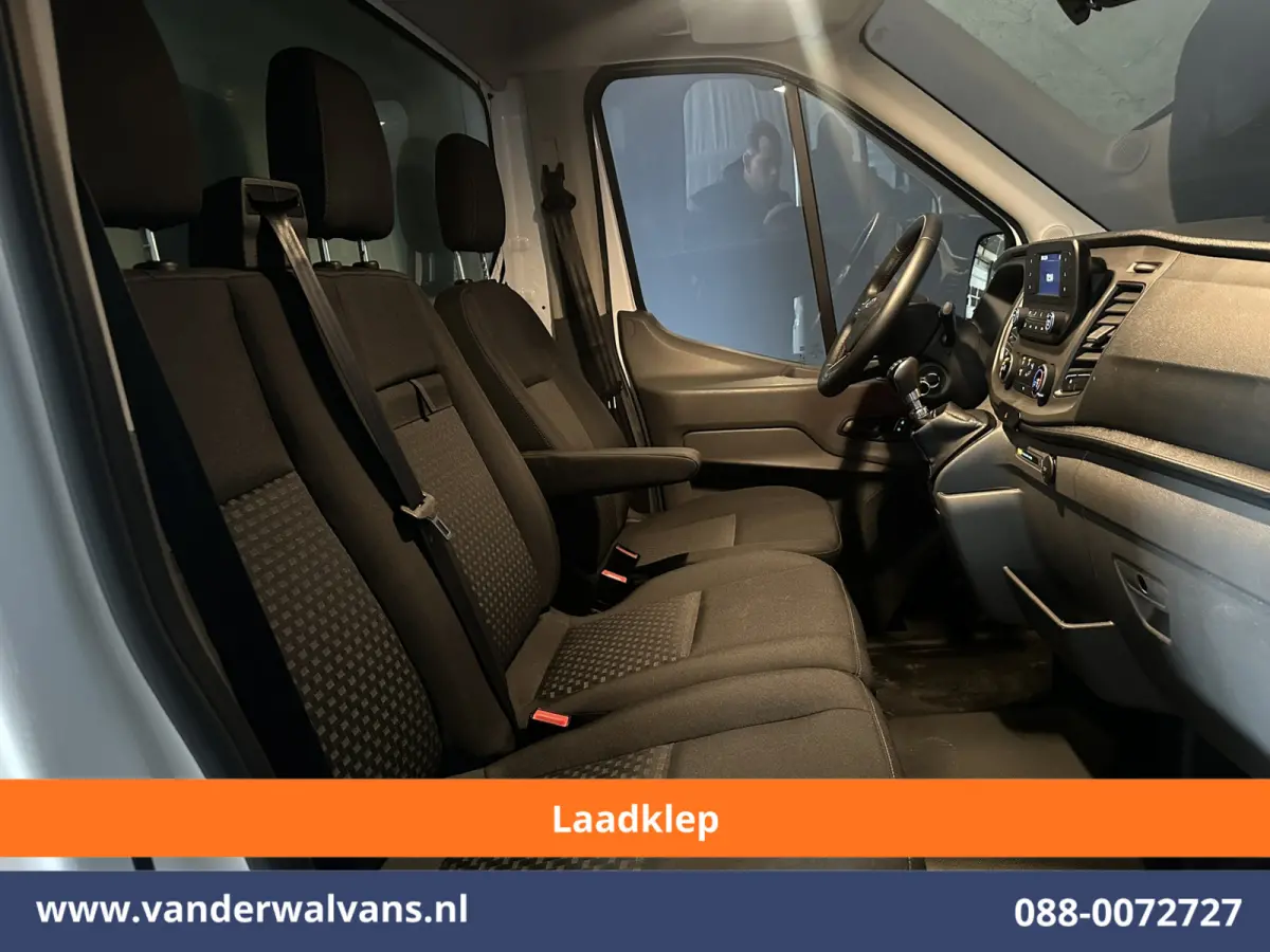 2.0 TDCI 155pk Bakwagen 226cm Hoog Laadklep Fabrieksgarantie Euro6 Airco | 1080kg laadvermogen | Camera | Cruisecontrol 1080kg laadvermogen, Verwarmde voorruit, Bijrijdersbank