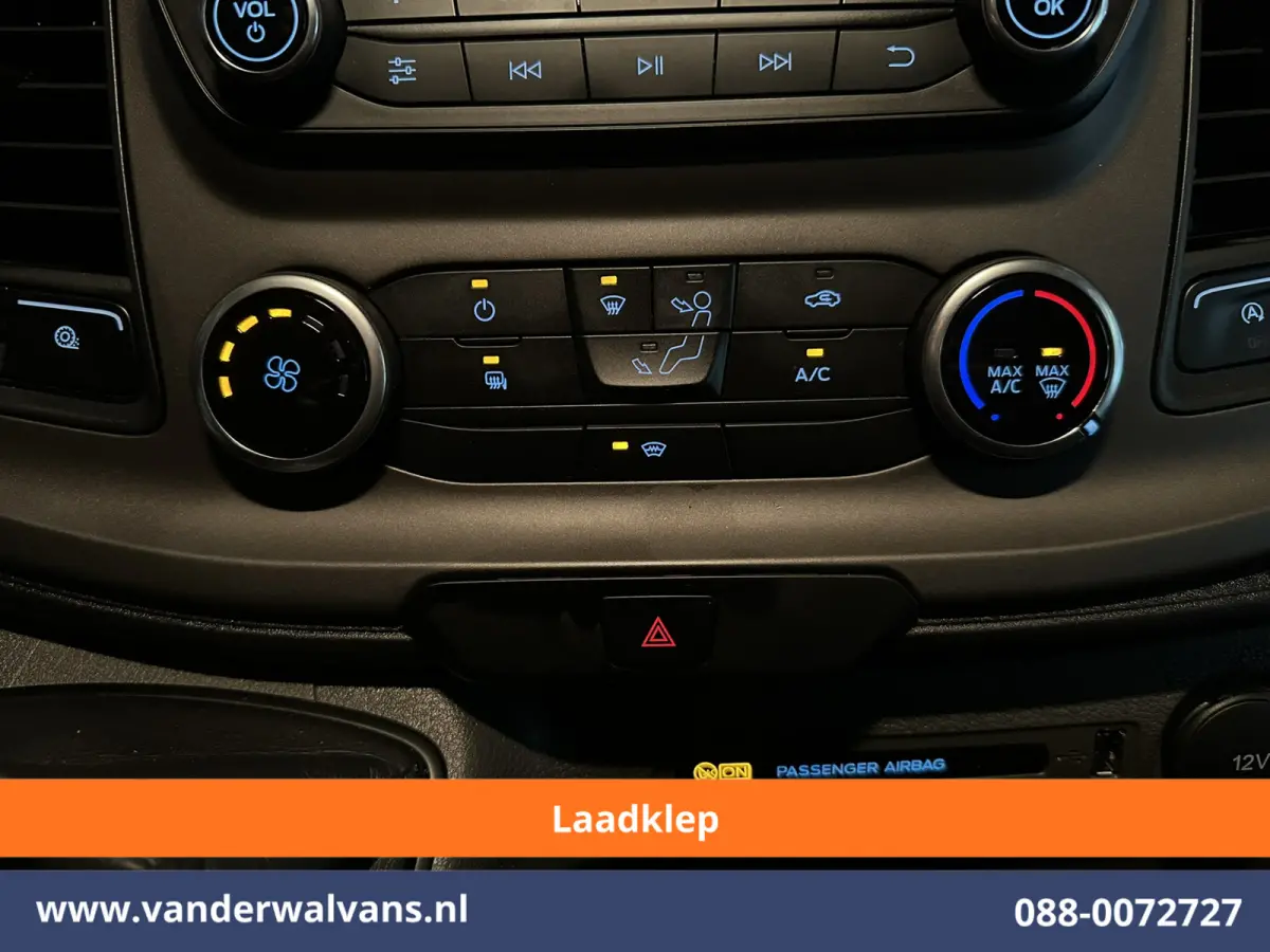 2.0 TDCI 155pk Bakwagen 226cm Hoog Laadklep Fabrieksgarantie Euro6 Airco | 1080kg laadvermogen | Camera | Cruisecontrol 1080kg laadvermogen, Verwarmde voorruit, Bijrijdersbank