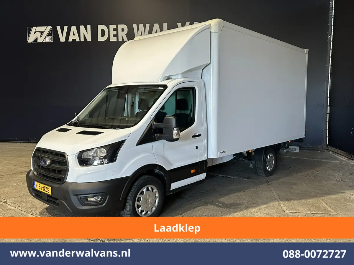 2.0 TDCI 155pk Bakwagen 226cm Hoog Laadklep Fabrieksgarantie Euro6 Airco | 1080kg laadvermogen | Camera | Cruisecontrol 1080kg laadvermogen, Verwarmde voorruit, Bijrijdersbank