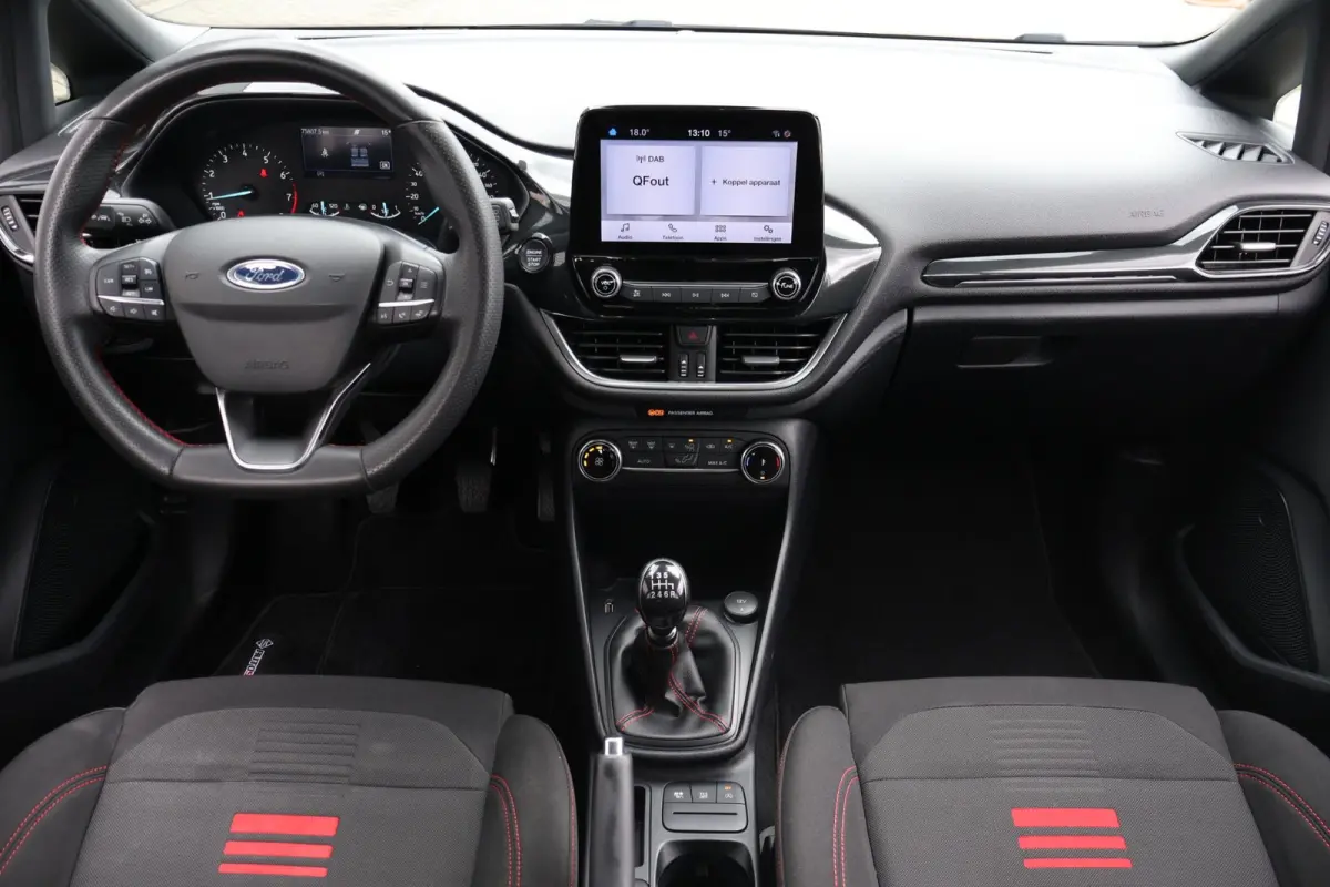 1.0 Hybrid ST-Line 1e Eigenaar | Volledig Onderh | NL-Auto | BTW | Carplay | Navi by app | Cruise | LED | Donkere Hemel | Keyless | DAB | PDC | Start/Stop | Hill-Hold