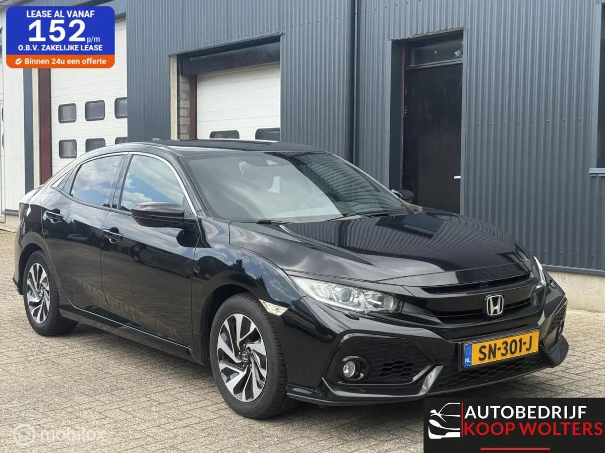 Honda Civic 2018 Benzine Handgeschakeld leasen
