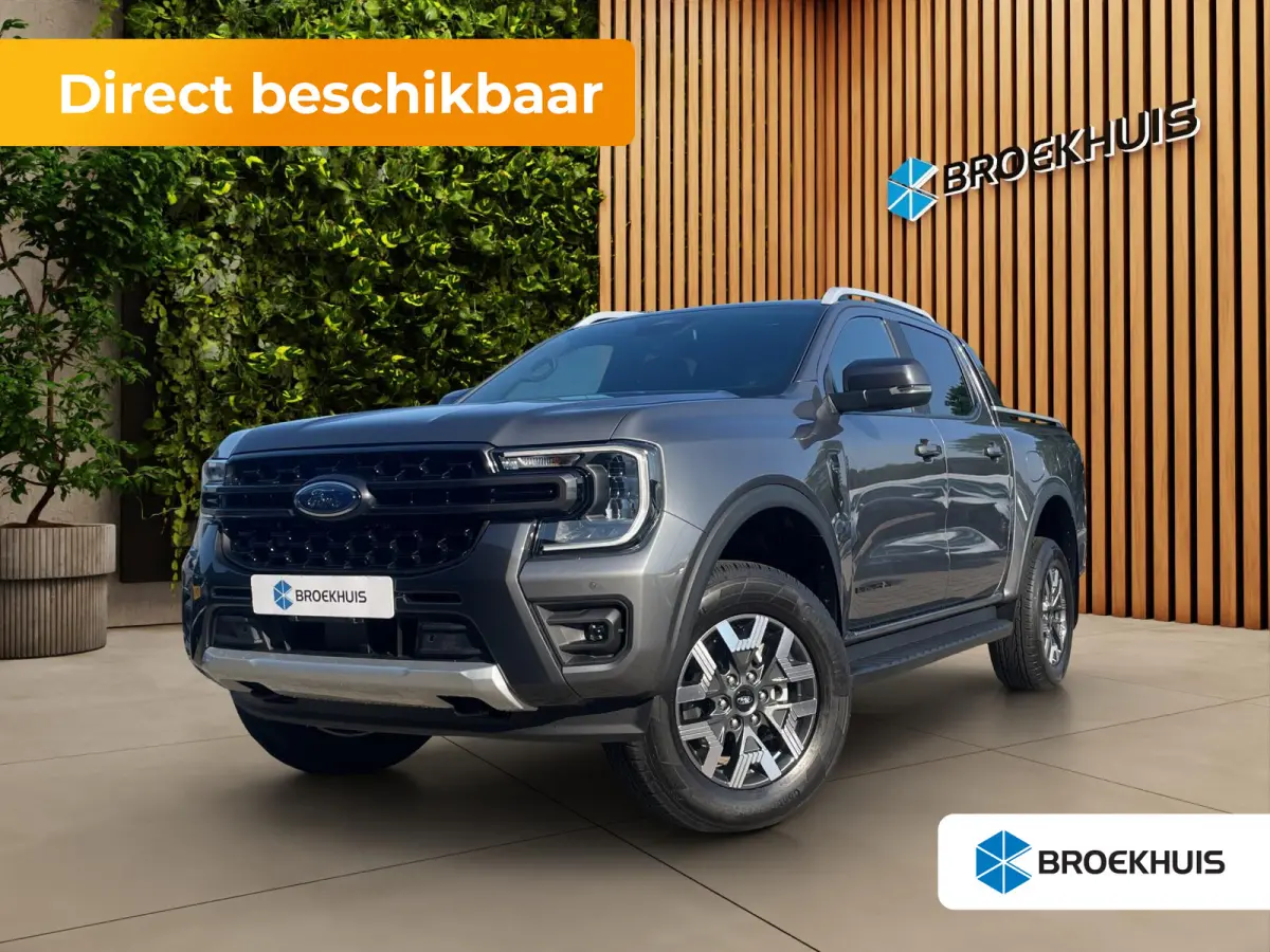 Wildtrak Plug-in Hybrid Dubbel Cabine | Elektrische Rollertop | 3.500KG Trekgewicht | Snel Leverbaar!! | 0.99% Financial Lease | 1-fase laadkabel mode 3 16A, 8 meter | Adaptive cruisecontrol