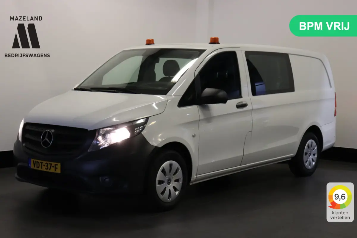 114 CDI Lang Automaat Dubbele Cabine EURO 6 - Airco - Navi - €19.900,- Excl.