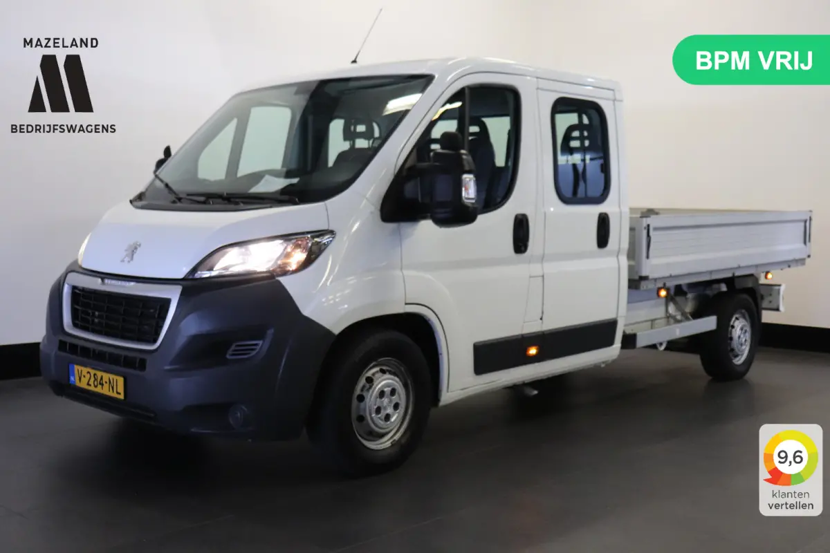2.0 BlueHDI 163PK L3 Dubbele Cabine Openlaadbak EURO 6 - Airco - Trekhaak -  € 15.900,- Excl.