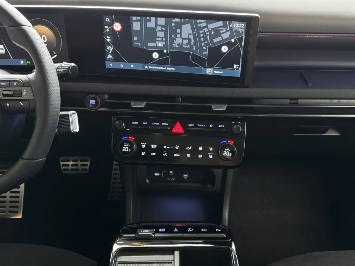 NIEUWE AUTO 1.6 T-GDI PHEV N-LINE 360.CAMERA ELEK.KLEP ELEK.STOEL/GEHEUGEN VERWARMD/KOELING SUBWFR 19"LMV ZWARTE HEMEL STUURVERW. PLUG IN HYBRIDE