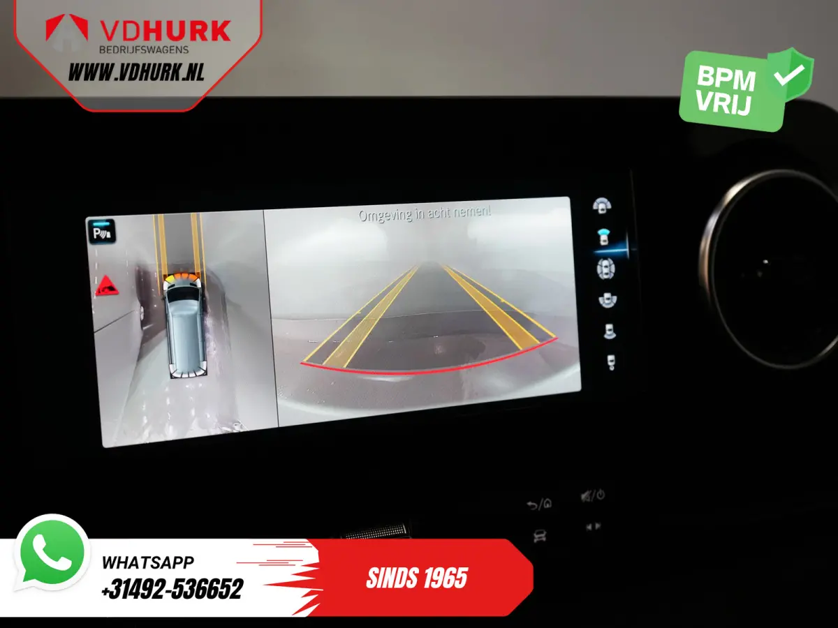 316 2.2 CDI Aut. L2H2 LED/ Standkachel/ 10,25”MBUX/ Gev.Stoel/ Stoelverw./ 360 Camera/ Climate/ 270Gr.Deuren/ Navi/ Cruise/ 17”LMV/ PDC/ Trekhaak