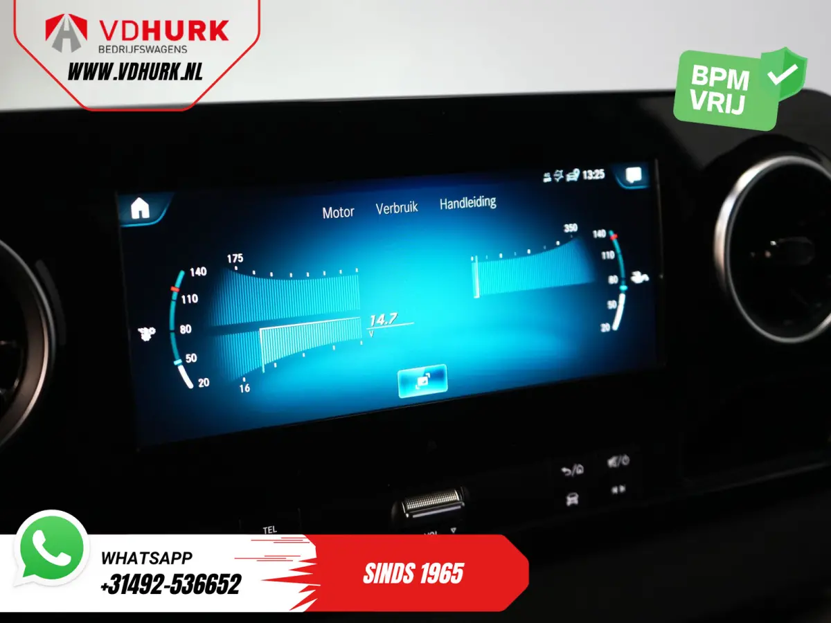 316 2.2 CDI Aut. L2H2 LED/ Standkachel/ 10,25”MBUX/ Gev.Stoel/ Stoelverw./ 360 Camera/ Climate/ 270Gr.Deuren/ Navi/ Cruise/ 17”LMV/ PDC/ Trekhaak