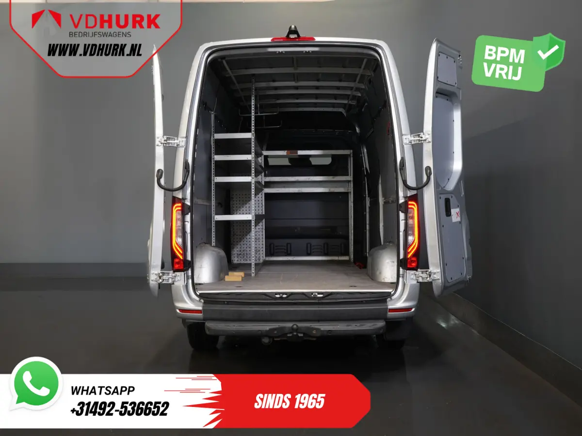 316 2.2 CDI Aut. L2H2 LED/ Standkachel/ 10,25”MBUX/ Gev.Stoel/ Stoelverw./ 360 Camera/ Climate/ 270Gr.Deuren/ Navi/ Cruise/ 17”LMV/ PDC/ Trekhaak