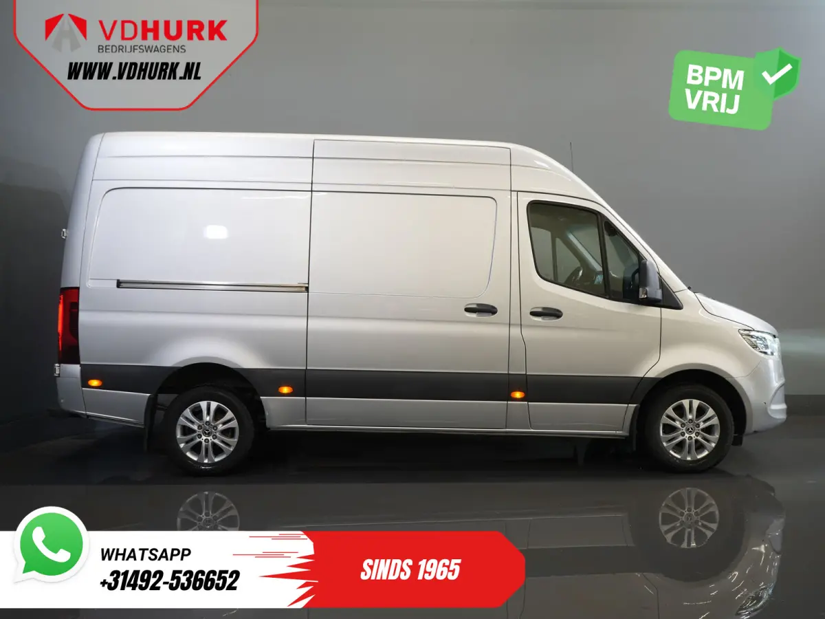 316 2.2 CDI Aut. L2H2 LED/ Standkachel/ 10,25”MBUX/ Gev.Stoel/ Stoelverw./ 360 Camera/ Climate/ 270Gr.Deuren/ Navi/ Cruise/ 17”LMV/ PDC/ Trekhaak
