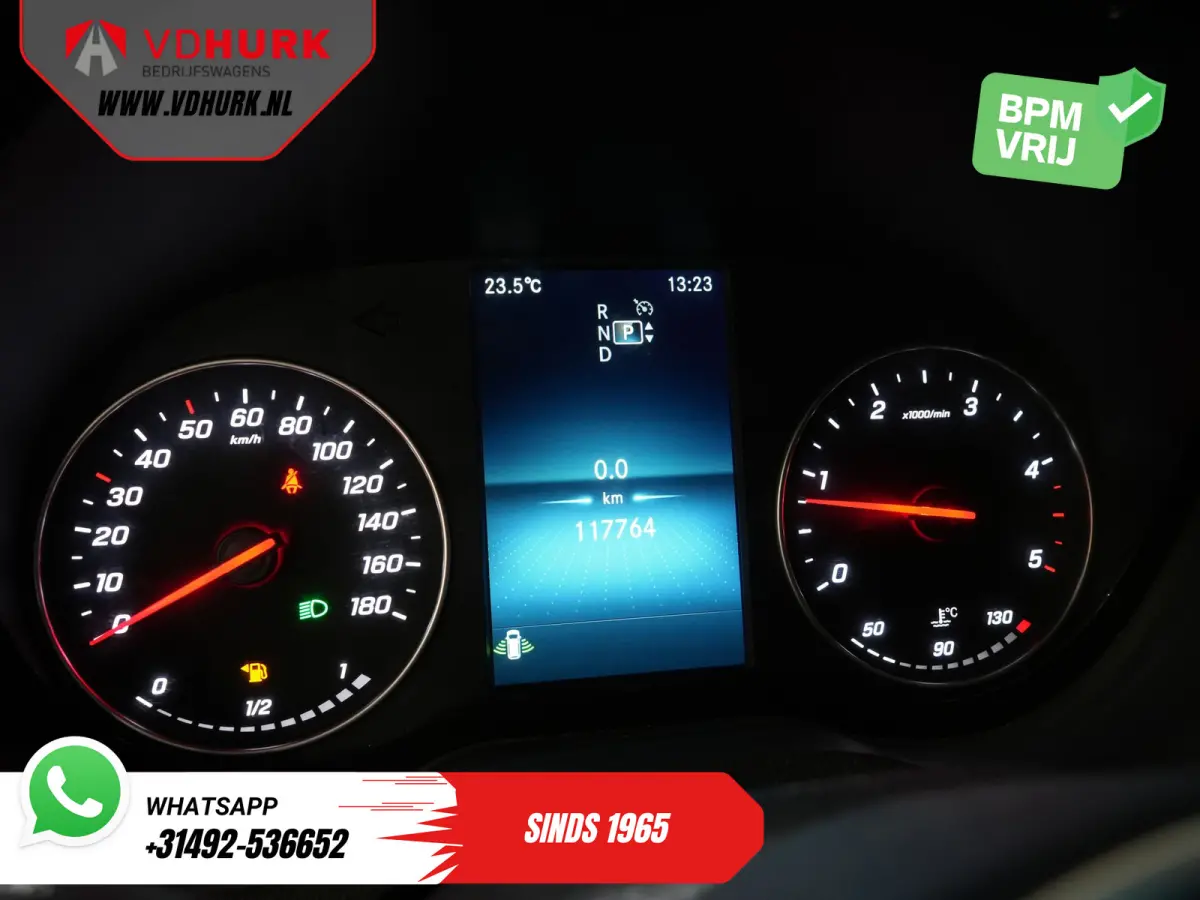 316 2.2 CDI Aut. L2H2 LED/ Standkachel/ 10,25”MBUX/ Gev.Stoel/ Stoelverw./ 360 Camera/ Climate/ 270Gr.Deuren/ Navi/ Cruise/ 17”LMV/ PDC/ Trekhaak