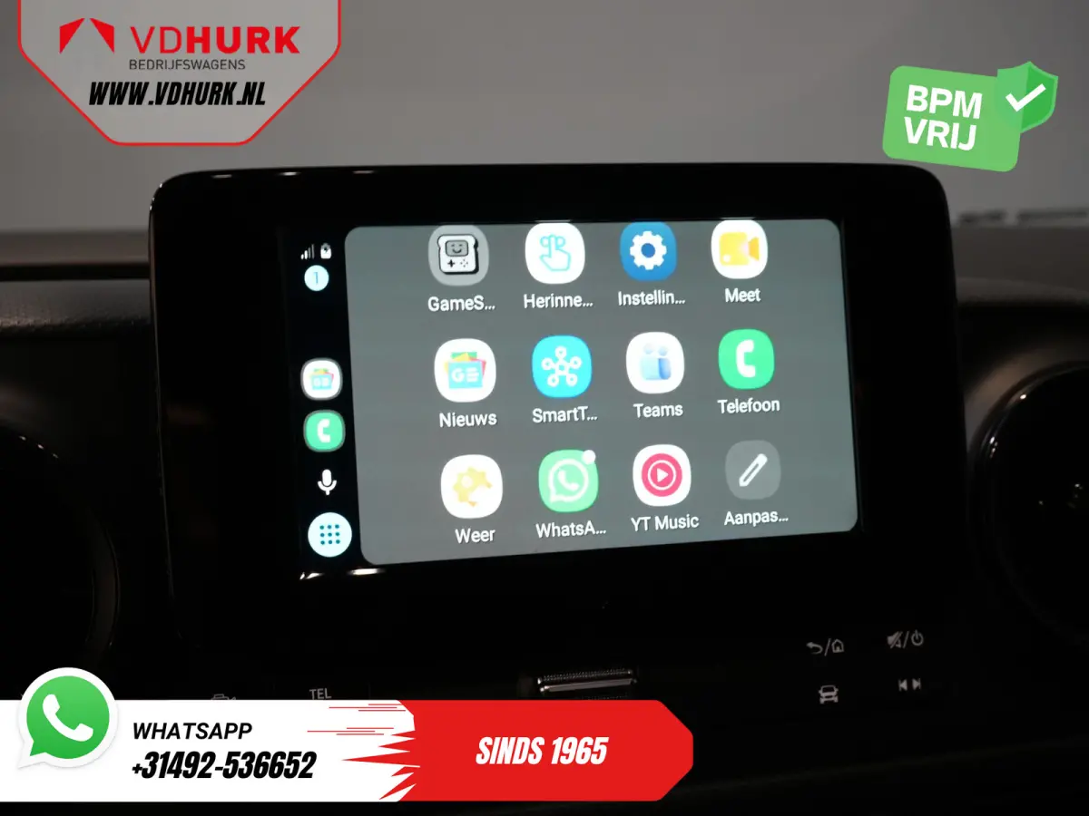 112 CDI Aut. LED/ Stoelverw./ Keyless/ Carplay/ Navi/ Climate/ Camera/ LMV/ Trekhaak