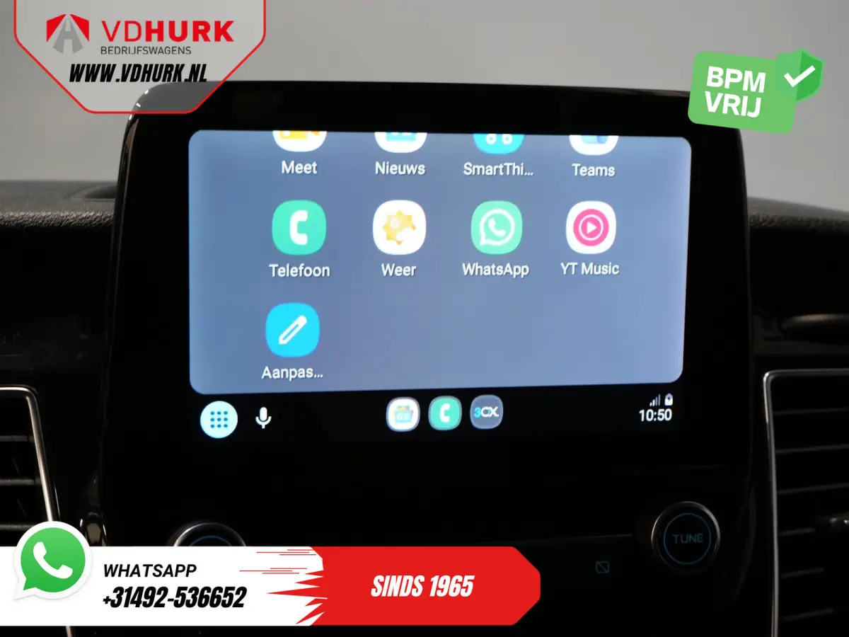 2.0 TDCI 170 pk Aut. L2 DC Dubbel Cabine 2xSchuifdeur/ Carplay/ Stoelverw./ Navi/ Airco/ Camera/ Cruise/ 16”LMV/ PDC/ Trekhaak