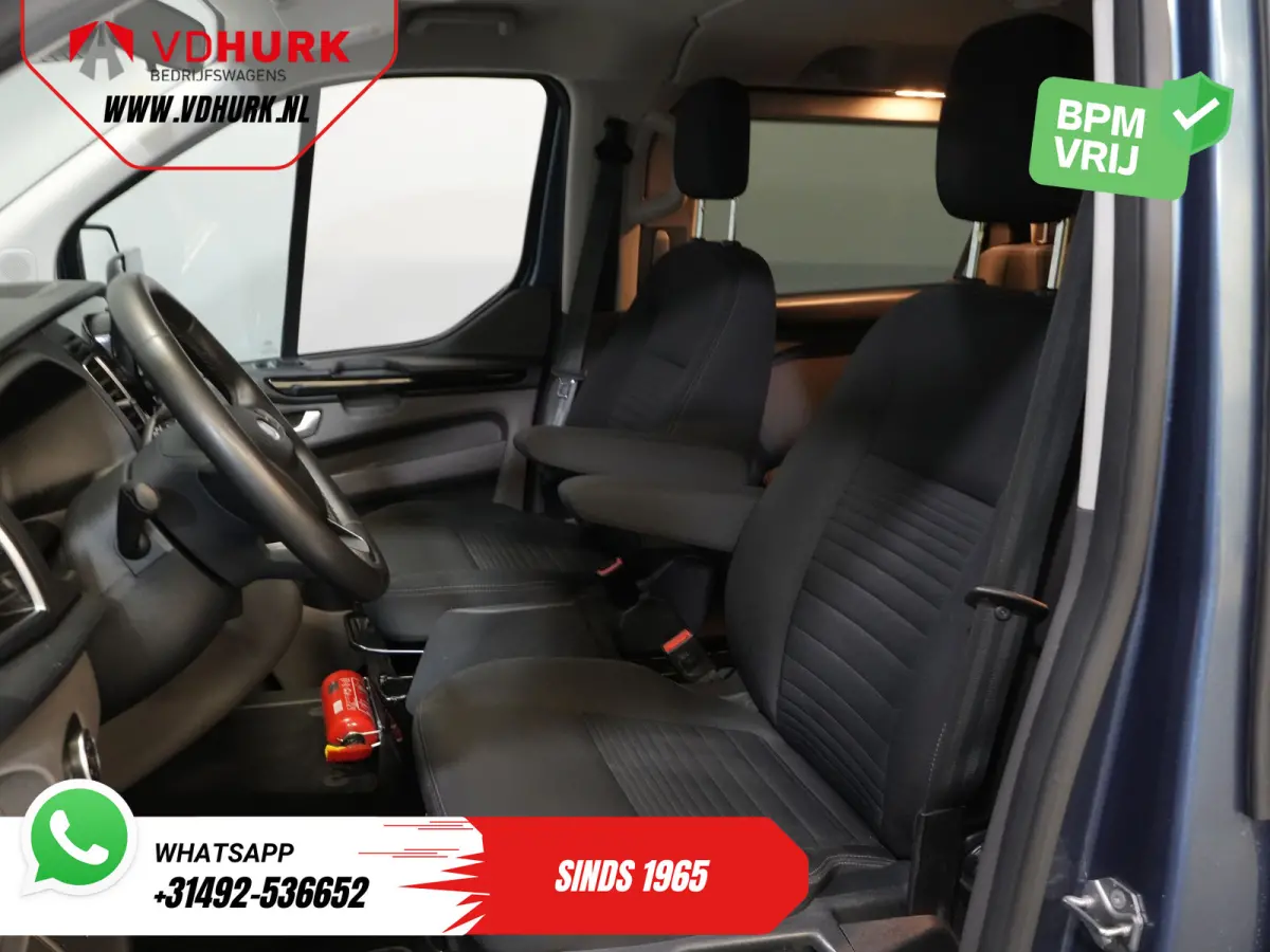 2.0 TDCI 170 pk Aut. L2 DC Dubbel Cabine 2xSchuifdeur/ Carplay/ Stoelverw./ Navi/ Airco/ Camera/ Cruise/ 16”LMV/ PDC/ Trekhaak