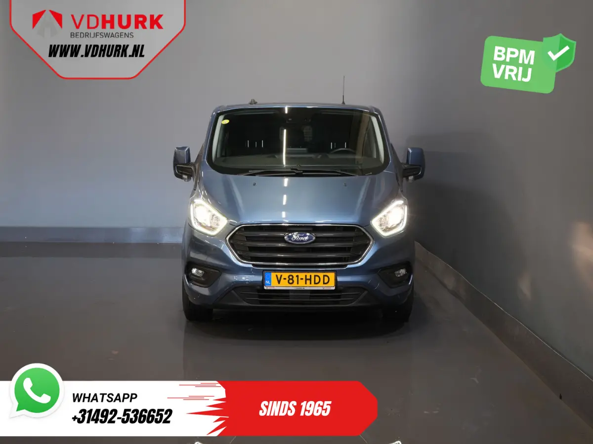 2.0 TDCI 170 pk Aut. L2 DC Dubbel Cabine 2xSchuifdeur/ Carplay/ Stoelverw./ Navi/ Airco/ Camera/ Cruise/ 16”LMV/ PDC/ Trekhaak