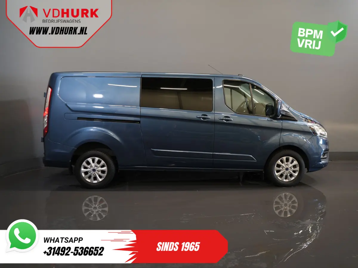 2.0 TDCI 170 pk Aut. L2 DC Dubbel Cabine 2xSchuifdeur/ Carplay/ Stoelverw./ Navi/ Airco/ Camera/ Cruise/ 16”LMV/ PDC/ Trekhaak