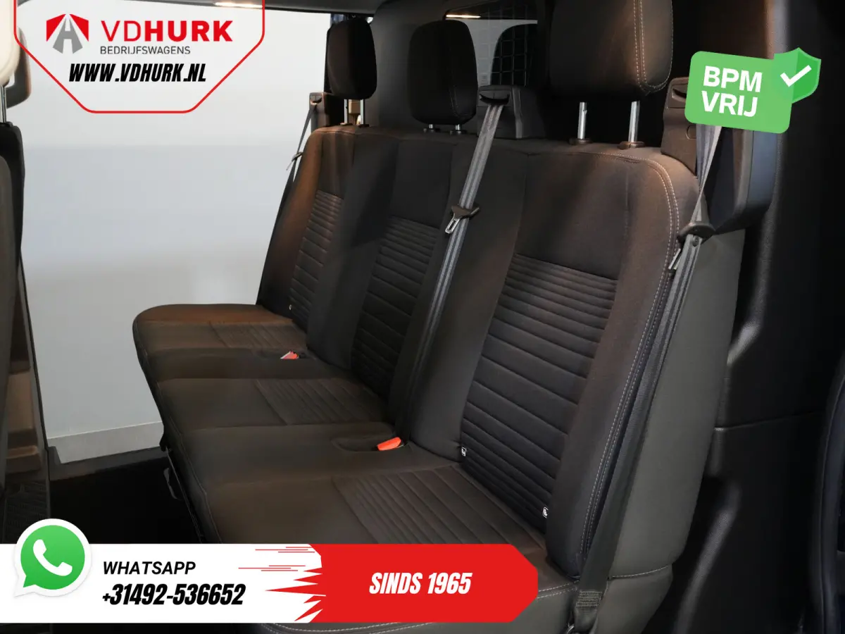 2.0 TDCI 170 pk Aut. L2 DC Dubbel Cabine 2xSchuifdeur/ Carplay/ Stoelverw./ Navi/ Airco/ Camera/ Cruise/ 16”LMV/ PDC/ Trekhaak