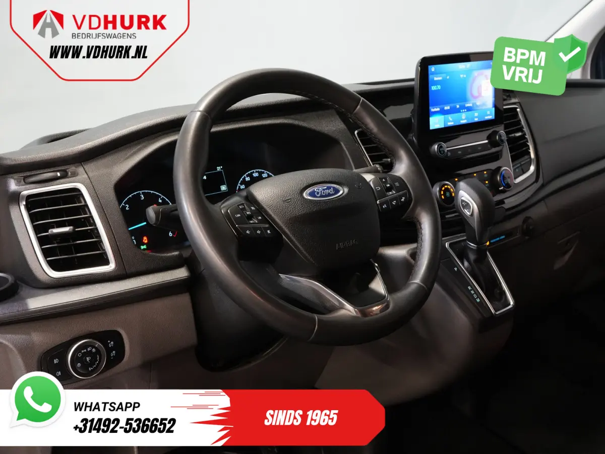 2.0 TDCI 170 pk Aut. L2 DC Dubbel Cabine 2xSchuifdeur/ Carplay/ Stoelverw./ Navi/ Airco/ Camera/ Cruise/ 16”LMV/ PDC/ Trekhaak