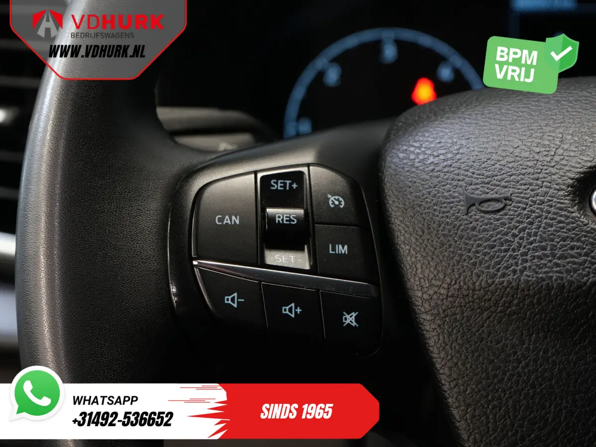 2.0 TDCI 170 pk Aut. L2 DC Dubbel Cabine 2xSchuifdeur/ Carplay/ Stoelverw./ Navi/ Airco/ Camera/ Cruise/ 16”LMV/ PDC/ Trekhaak